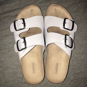 White SONOMA sandals